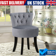 Velvet/Linen Dressing Chair