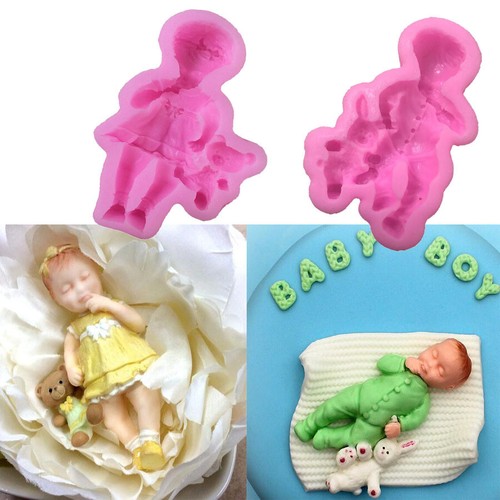 Sleeping baby silicone - 3d,