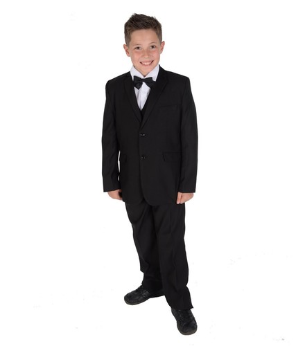 Boys piece black tuxedo - black,