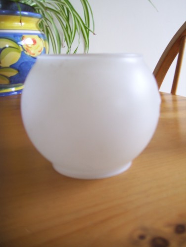 Small opaque white glass - small,