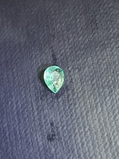 BAZILIAN PARAIBA NEON BLUE TOURMALINE IGI CERTIFIED 0.18ct PEAR CUT BATALHA MINE