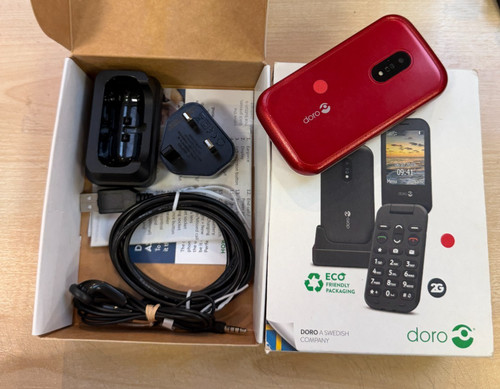 Doro 6040 red unlocked - doro,