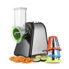 GEEPAS Electric Salad Maker 4 in 1 Slicer Fruit Cutter Vegetable Grater Chopper