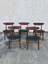 5x CH30 Chair Hans Wegner Carl Hansen Teak Oak Leather Danish Design MidCentury 