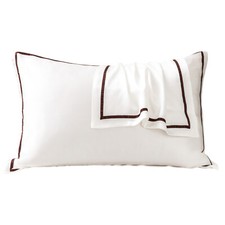 100% Pure Mulberry Silk On Both Sides 22 Momme Silk Charmeuse Pillow Case Ivory
