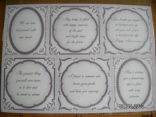 Beautiful Die Cut Toppers by