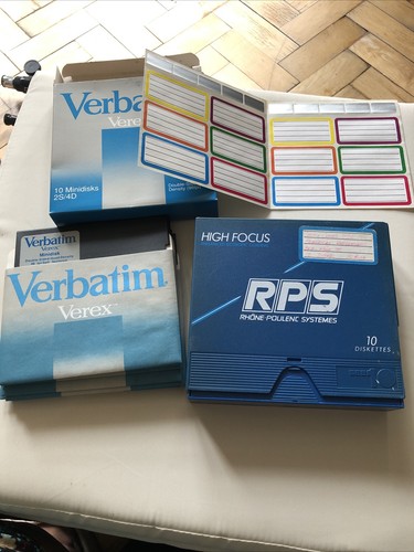 Vintage unused floppy discs - floppy,