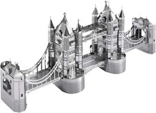 3D London Tower Bridge Metal