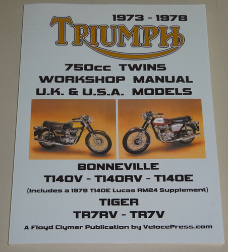 Workshop manual triumph 750 - workshop,