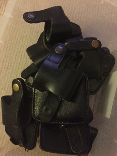 Police black leather pr24 - ex,
