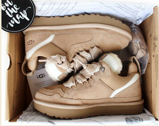 Warm Xmas Gift UGG Lowmel Sand Beige Suede Sheepskin Trainers – Women Sizes $$$