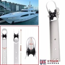 Stainless Steel Boat Anchor Bow Sprit Roller 390mm with Black Nylon Roller UK