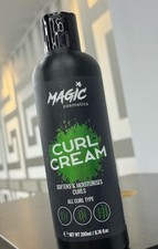Magic Cosmetic Curl Cream Defines Frizz Control Add Shine Volume For Wavy Curly