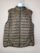 BNWT Original Puffa Gilet Jacket Olive Green 90% Down 10% Feather Size 2XL