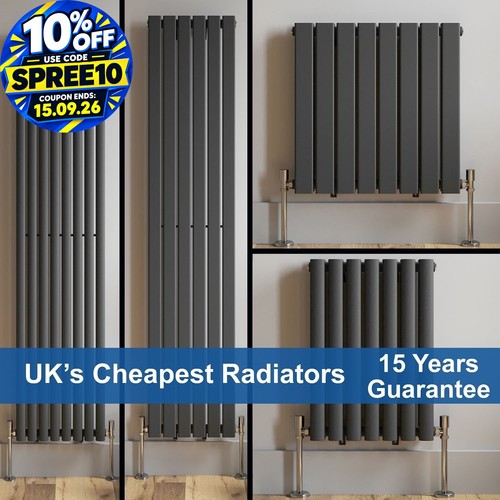 Anthracite designer radiator - designer,