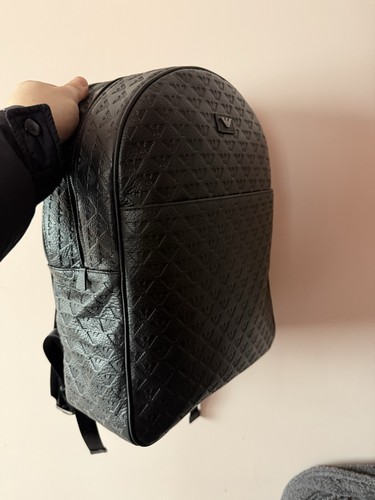 Emporio armani black leather - emporio,