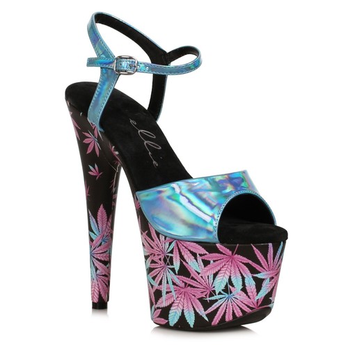 Pink black platforms weed - platforms,