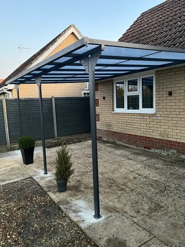 Wall mounted pergola outdoor - wall,