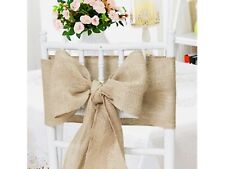 Hessian Chair Sashes Burlap