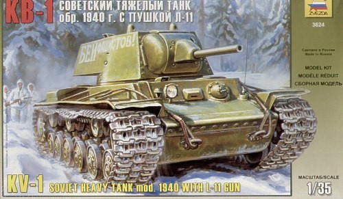 Zvezda 1 model - 1/35, kv-1