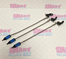 Solar Carp fishing quiver loc bobbins blue & stainless bite indicators