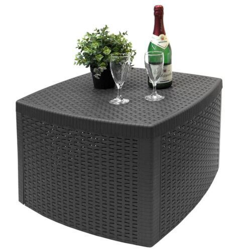 Anthracite rattan coffee - anthracite,