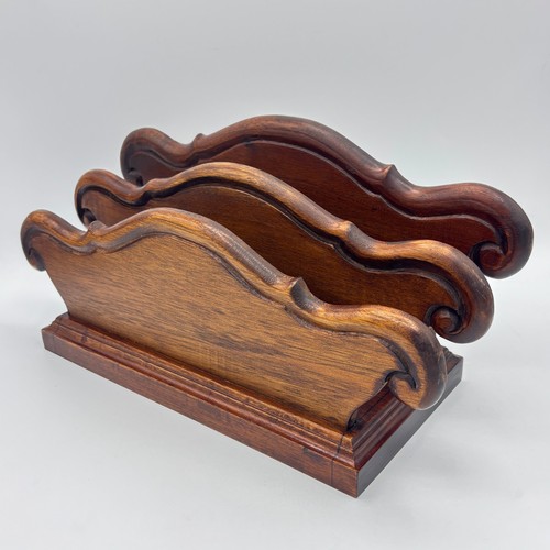 Vintage tabletop walnut wooden - vintage,