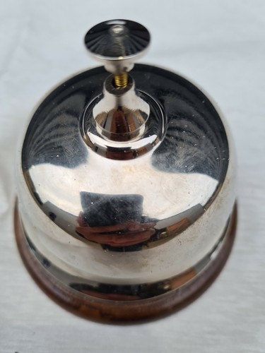 Desk bell nickel - plated, on