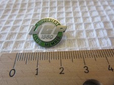 ULSTER GRAND PRIX SUPPORTERS CLUB MEMBER 1980 VINTAGE PIN BADGE   (# 84)