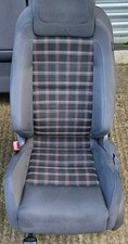 VW GOLF MK5 GTI TARTAN CLOTH SEAT ONLY / FRONT LEFT PASSENGER NEAR SIDE GENUINE