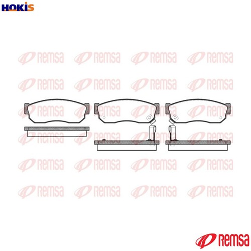 Brake pad set disc - pad,