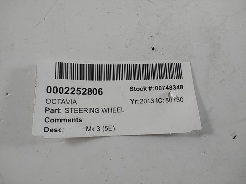 Skoda octavia steering wheel - octavia,