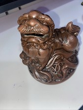 Vintage Chinese Pixiu Lion Dragon Insence Stick Holder
