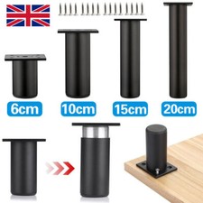 4pcs Metal Legs Furniture Feet for Sofa Beds Chairs Stools Cabinet 6/10/15cm