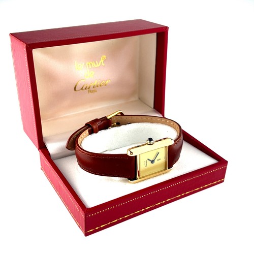 Cartier women vermeil tank - women's,