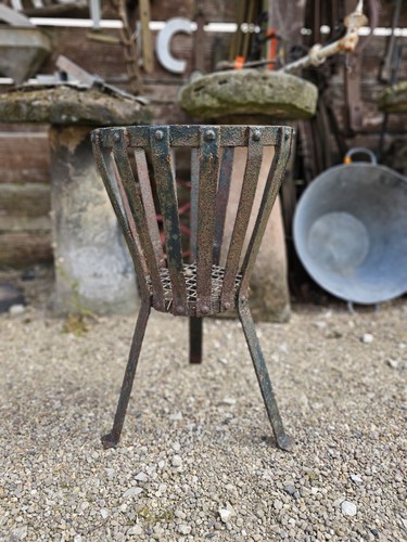 Antique wrought iron fire - wrought,