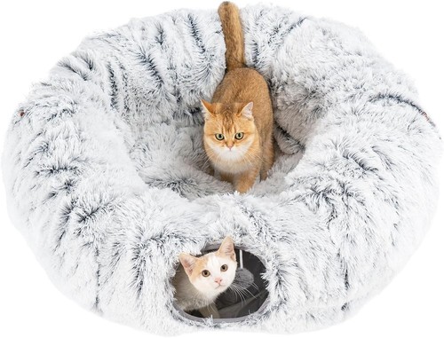 Cat tunnel collapsible pet - tunnel,