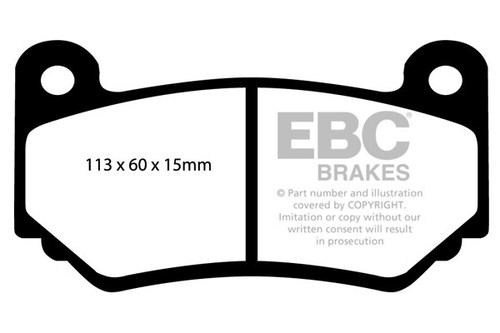 Ebc orangestuff front brake - ebc,