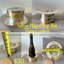 Silver Plated Top Hat Wine