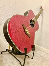 BNIB DRG (by Schecter) Shallow Bowlback ELECTRO Parlour Size Acoustic Guitar