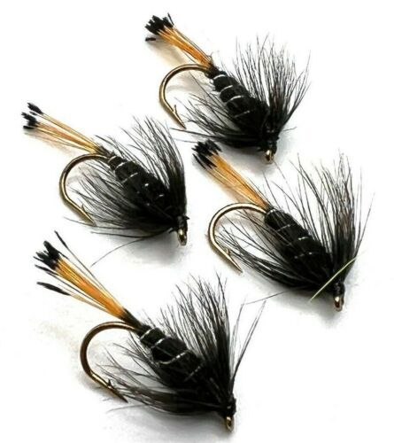 Trout fishing wet flies - trout, black