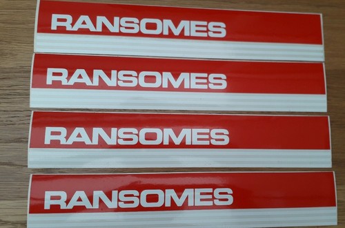 Ransomes original red decal - 4,