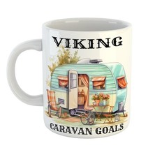 Know Someone Who Loves Caravans? VIKING CARAVAN GOALS Mug – Handcrafted
