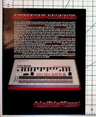 Roland 909 rhythm - roland,