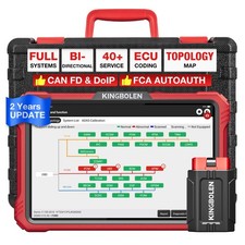 KINGBOLEN K10 PRO Car Diagnostic Scan Tool Bidirectional OBD2 Scanner ECU Coding