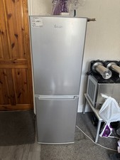 Swan Retro Silver Grey Fridge