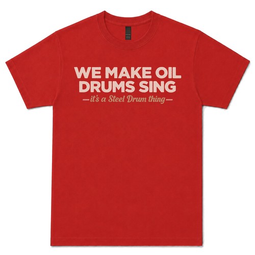 Make oil drums sing steel - we,