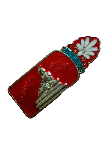 Cloisonne double sided brass - cloisonne,