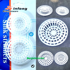 Sink Strainer Plastic Sink Bath Kitchen Strainer Hair Waste Catcher Drain Cover