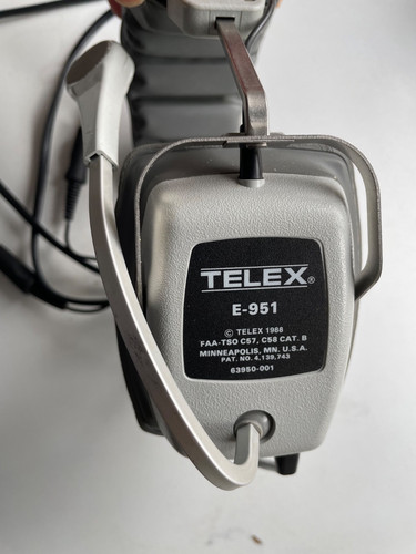 Telex 951 aviation pilot s - telex, e-951